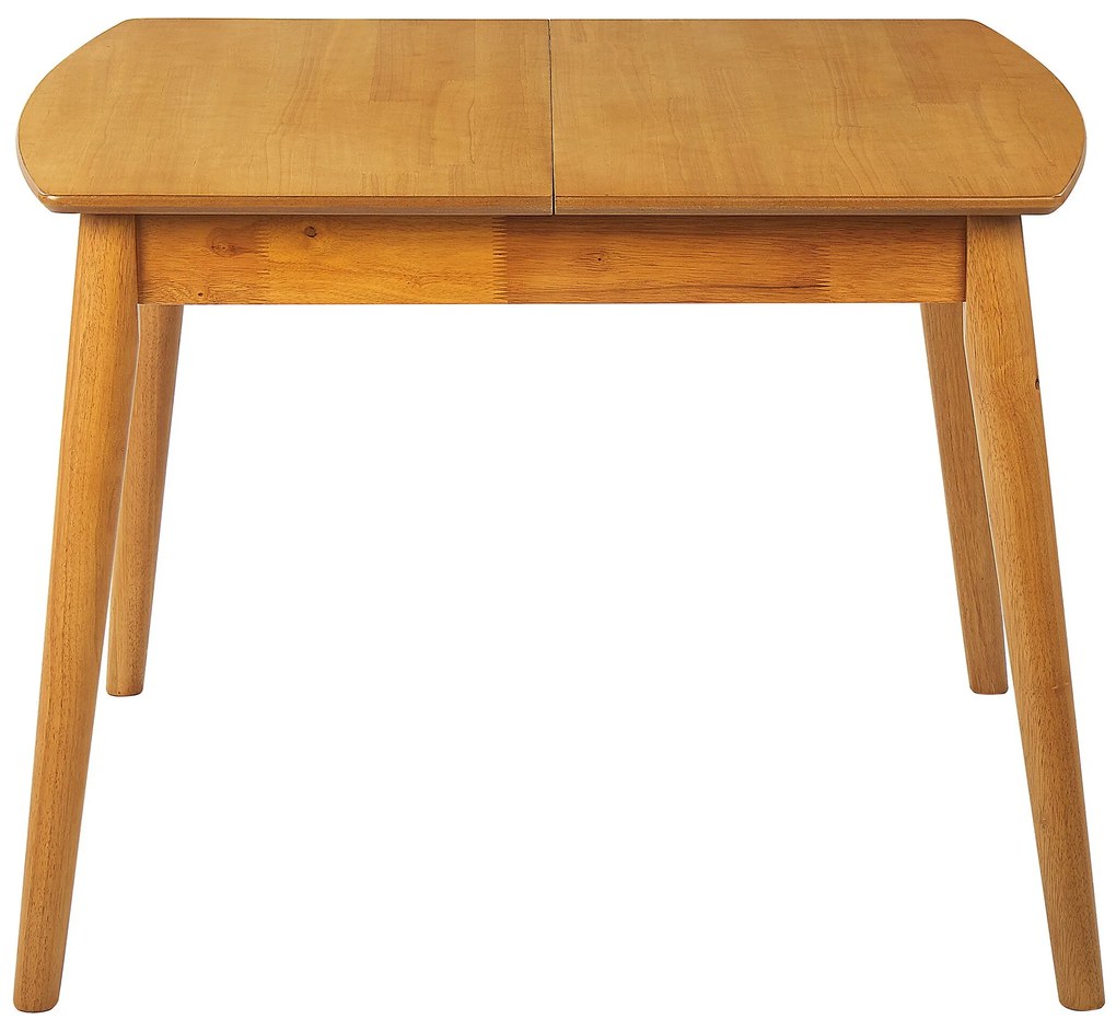 Rozkladací jedálenský stôl 100/130 x 80 cm svetlé drevo TOMS Beliani