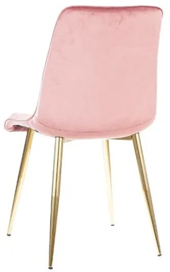 Jedálenská stolička CHIP Velvet, 51x89x44, bluvel 78/čierna