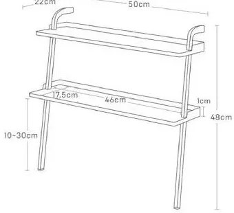 Čierny kovový detský stojan na topánky Tower – YAMAZAKI