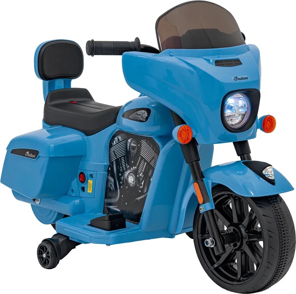 Ramiz Detská motorka Chopper INDIAN modrá