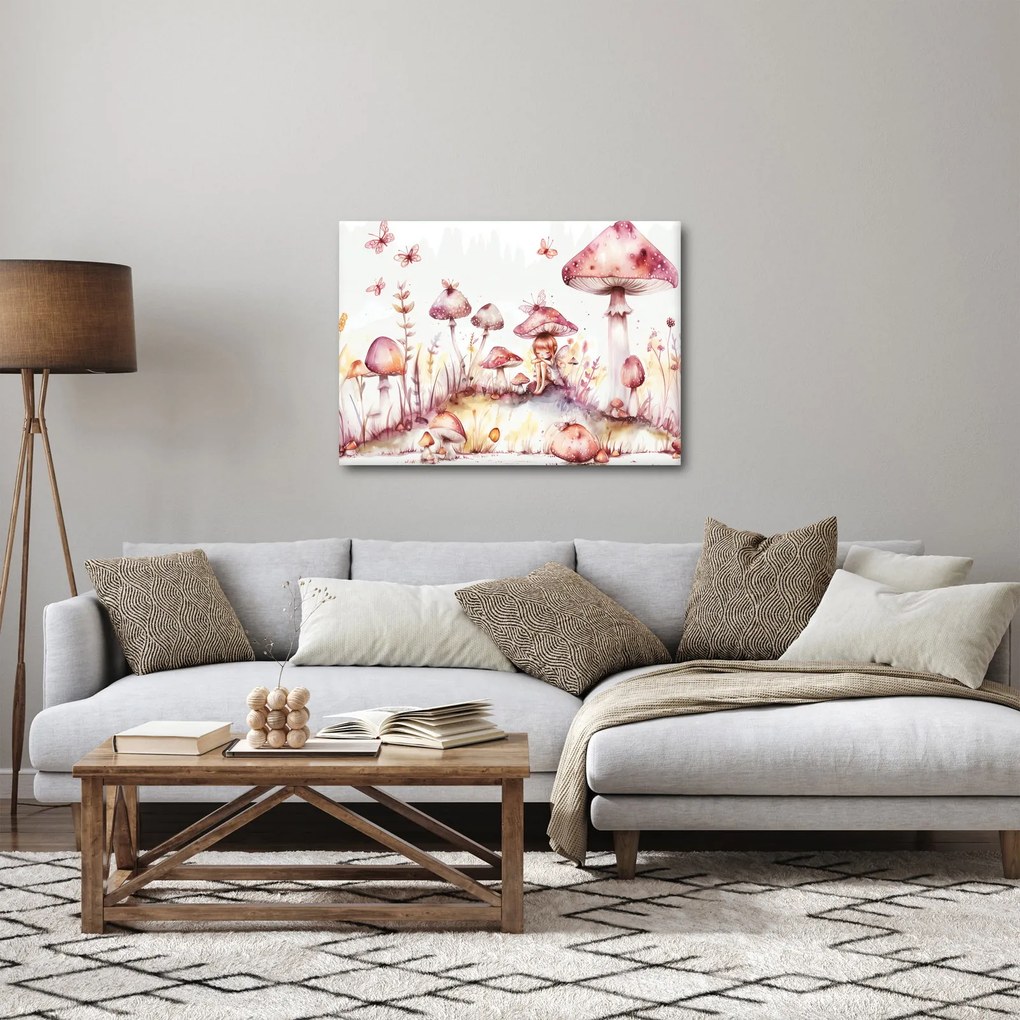 Obraz - Ružová víla (70x50 cm)