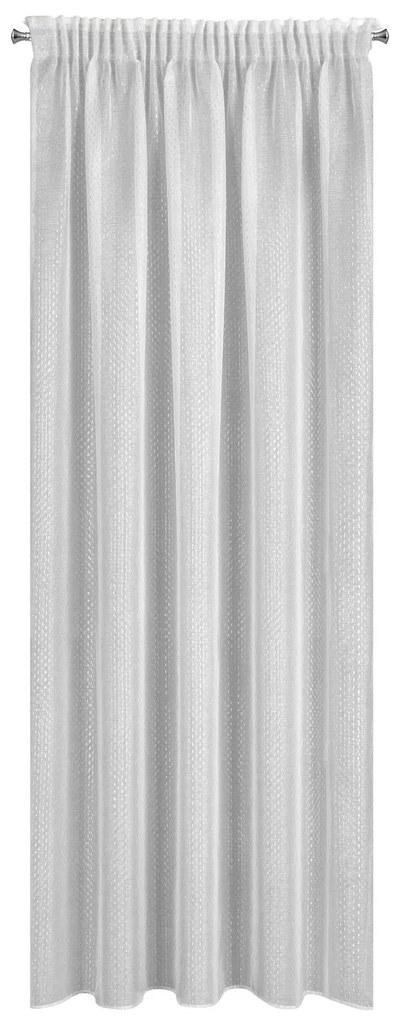 ZÁCLONA NA PÁSKE LOARA 140X270 CM BIELA