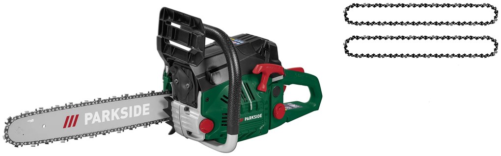 Parkside® Benzínová reťazová píla Pbks 46 A1 + Náhradné pílové reťaze PEK 16 13 A1 – 16" – 1,3 mm, 2 kusy (800010867)