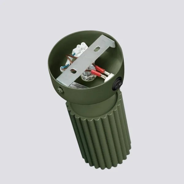 Sollux SL.1617 - Nástenné bodové svietidlo KARBON 1xGU10/10W/230V zelená