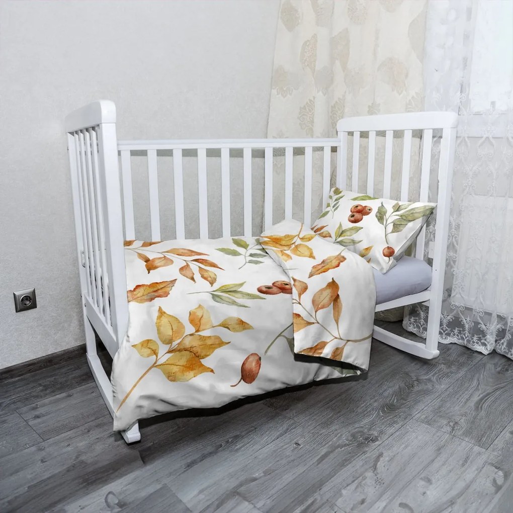 Sablio Mikroplyšové detské obliečky do postieľky Farby jesene - 100x135 / 40x60