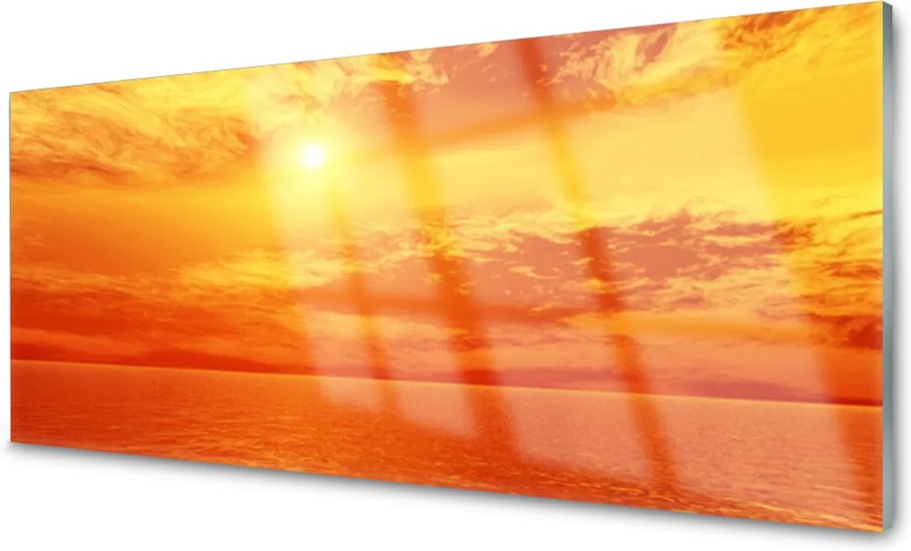 Plexisklo obraz Slunce moře krajina