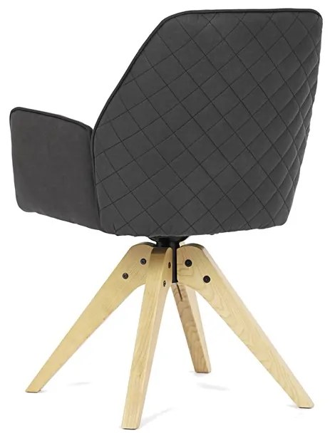 Autronic BONTEC Jedálenská stolička, čierna, látka, HC-539 BK3 Farba: Čierna