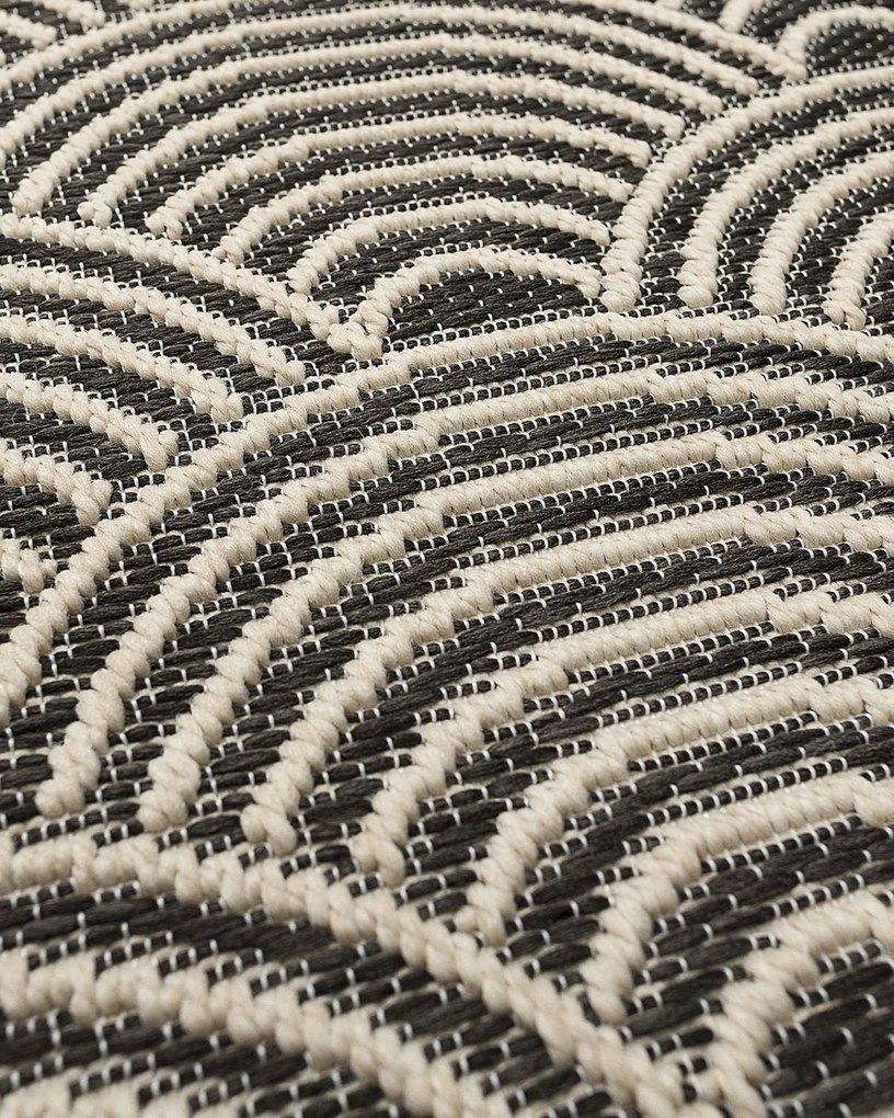 Koberec Jersey Home vlna/čierna 120x170cm