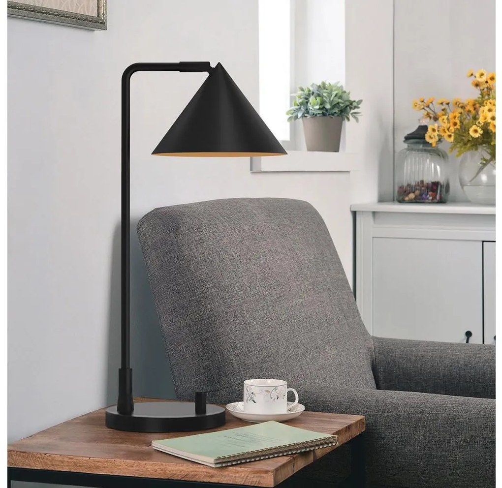 Alora Mood ALM-REMYCK-TL-BK - Stolná lampa REMYCK 1xE27/60W/230V čierna