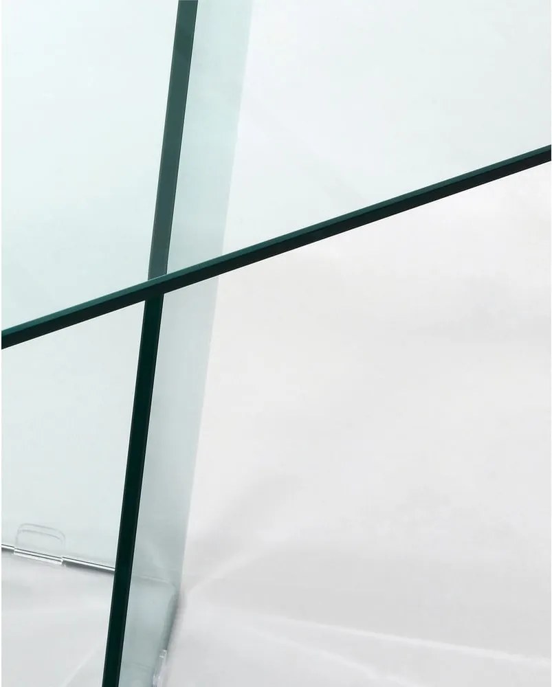 Sklenený jedálenský stôl 90x180 cm Burano – Kave Home