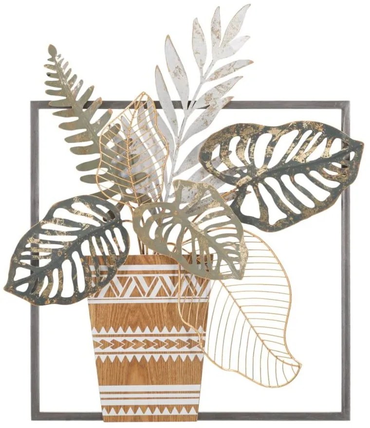 Kovová nástenná dekorácia 54x63 cm Vaso – Mauro Ferretti