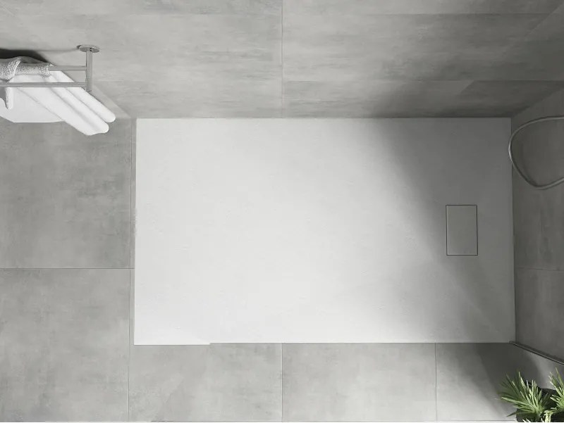Mexen Hugo, SMC obdĺžniková sprchová vanička 140 x 70 cm, biela, 42107014