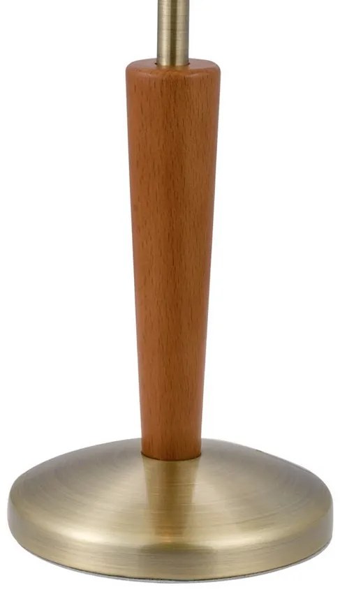 EGLO Stolová lampa SOLO 1, orechové drevo