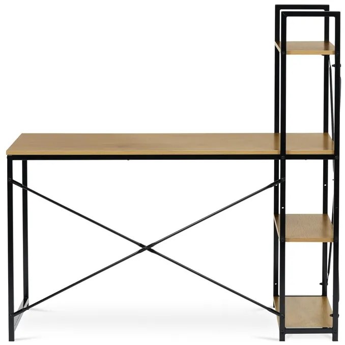 Autronic BONTEC Pracovný stôl 120x60cm, mdf, hnedá, GD-520 OAK Farba: Hnedá