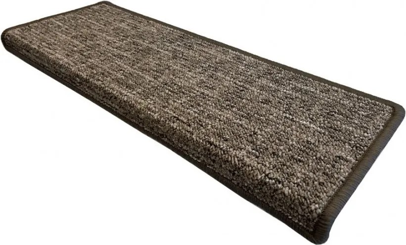Nášľapy na schody Alassio hnedé obdĺžnik, samolepiaci - 24x65 obdĺžnik (rozmer vrátane ohybu) Vopi