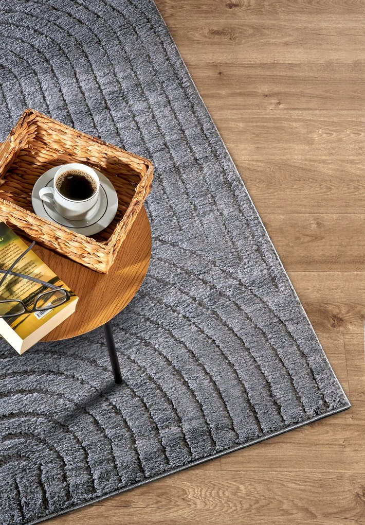Kusový koberec New York 106206 Anthracite, 80x120, šedá, chodba / predsieň, ELLE Decoration