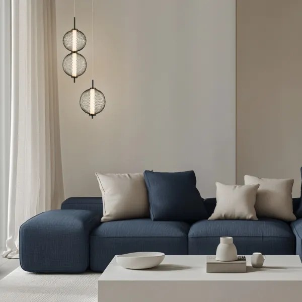 LED závesný luster na lanku PUMA LED/10W/230V pr. 20 cm čierny