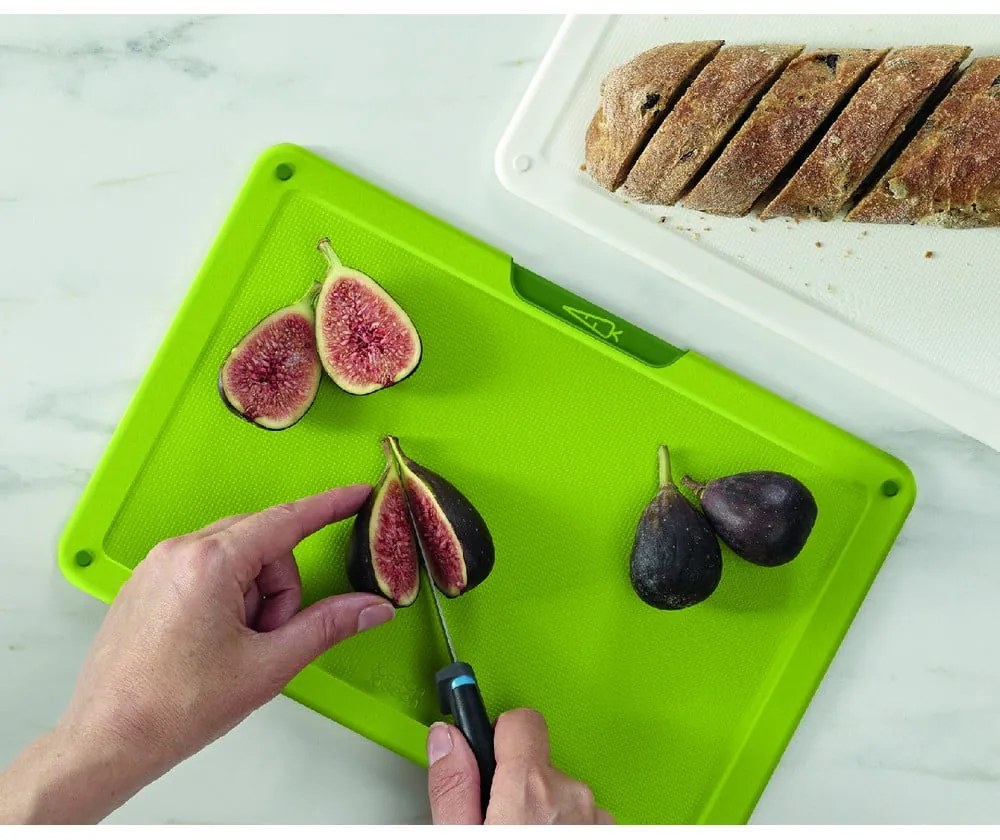 Súprava dosiek a nožov so stojanom 10x32 cm Folio Icon Plus – Joseph Joseph