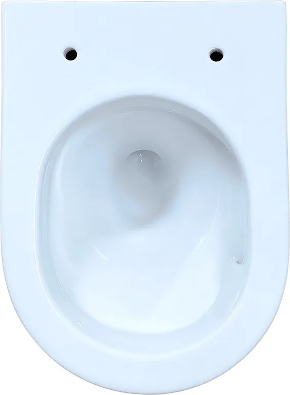 BPS-koupelny Závesná WC misa so SoftClose sedadlom HYD-4668, biela