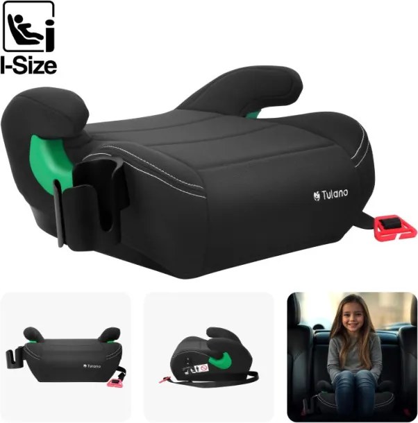 Detský podsedák do auta Cabby 25 čierny