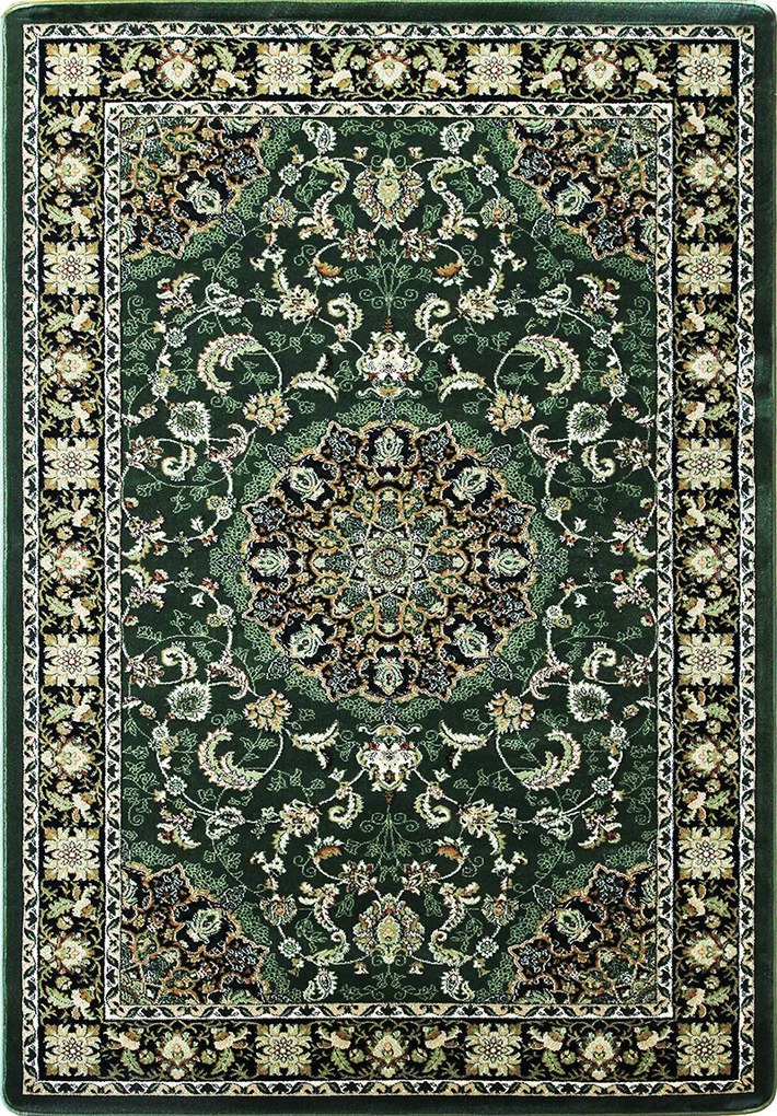 Koberec Anatolia 5857 GREEN – zelený orientálny obdĺžnik Rozmer: 150x230 cm
