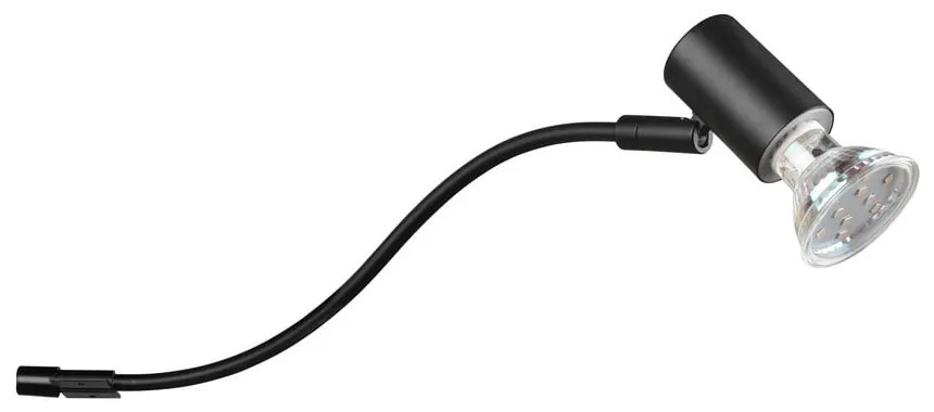 Matne čierne nástenné svietidlo (dĺžka 34 cm) Giada - Trio