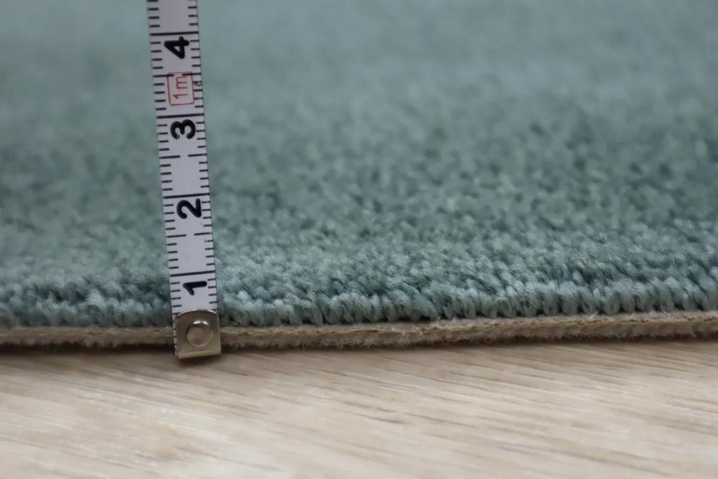 Lano - koberce a trávy Metrážny koberec Nano Smart 661 tyrkysový - Kruh s obšitím cm