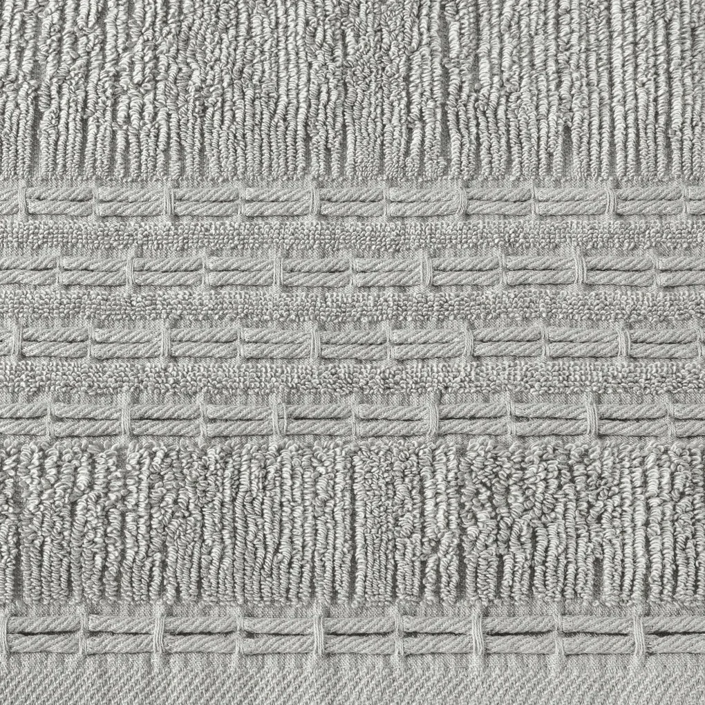 BAVLNENÝ UTERÁK ROMEO SADA 3KS 70X140 CM SIVÁ