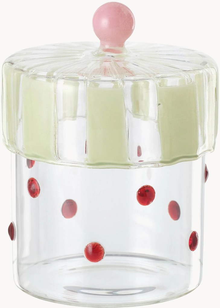 Dekoračná sklenená dóza Vista