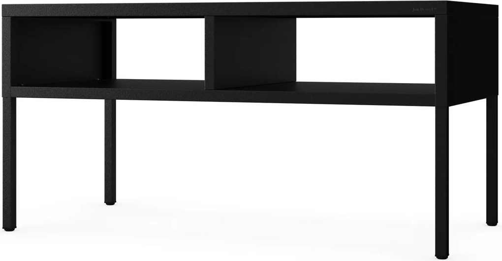 Čierny kovový obdĺžnikový konferenčný stolík, 900x450x450 mm: MATTEO
