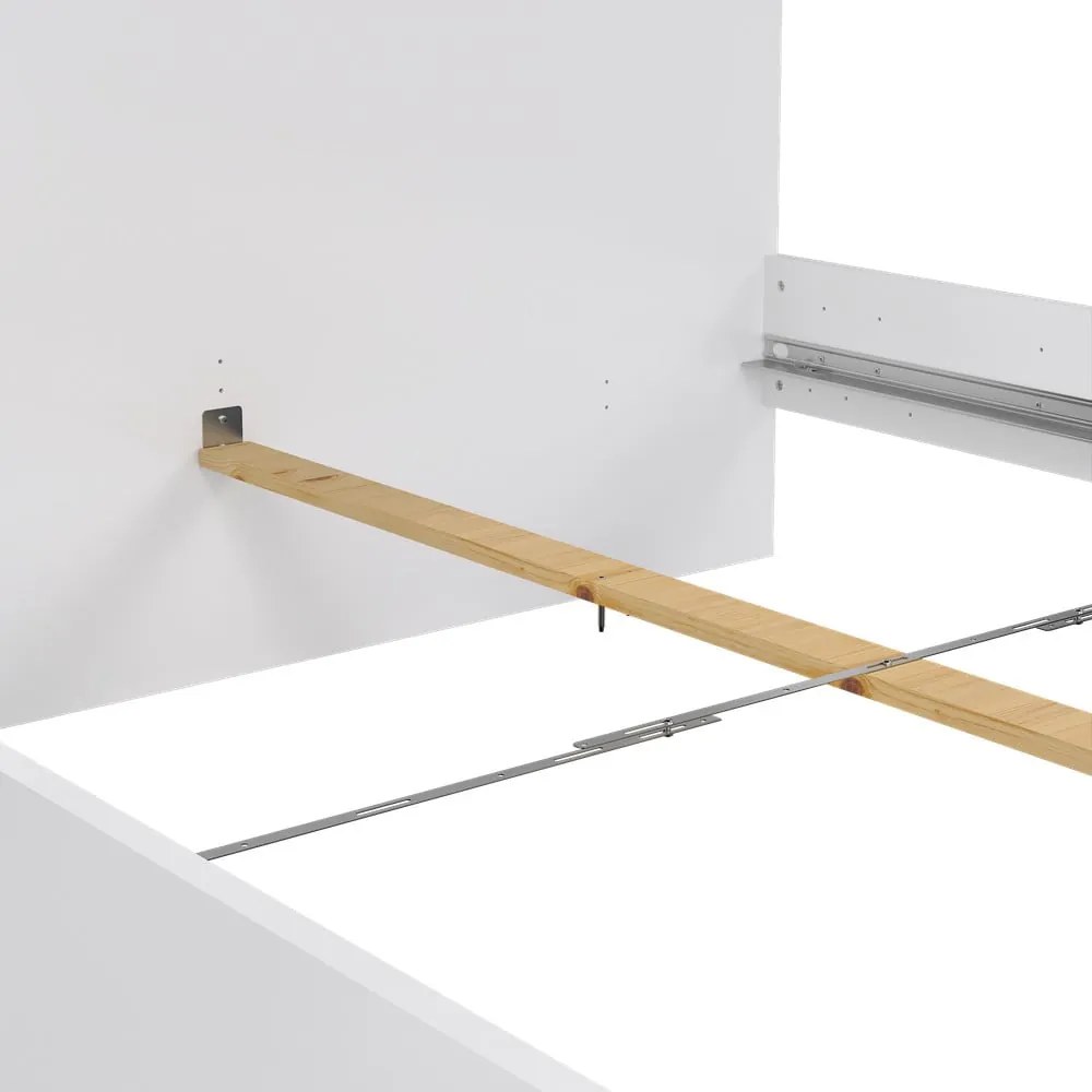 Biela dvojlôžková posteľ 160x200 cm Naia – Tvilum