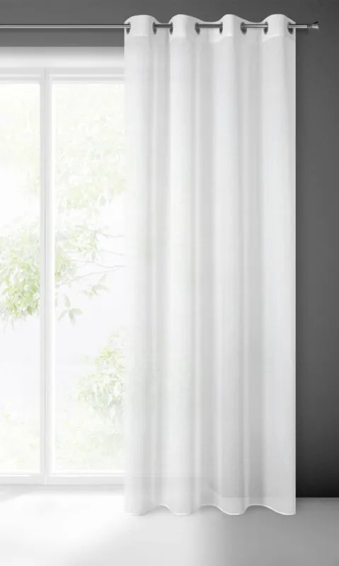 ZÁCLONA MARGO 140X250 CM BIELA