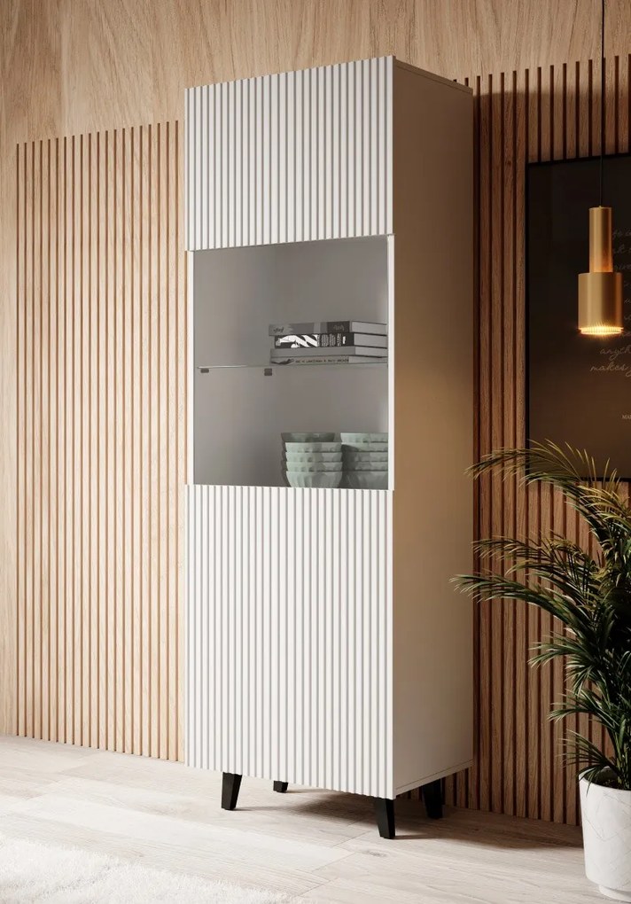 Vitrína Pafos 60 cm biela