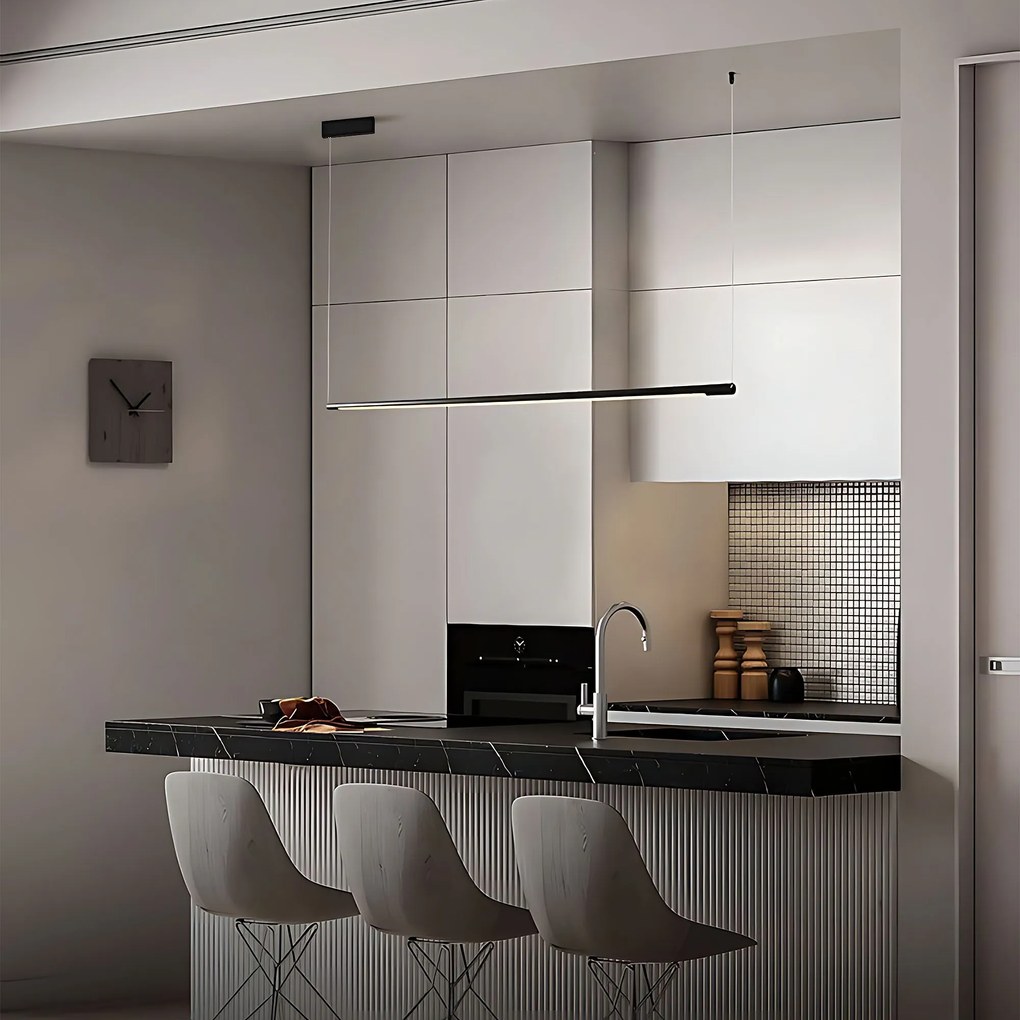 Toolight Toolight, LED závesné osvetlenie 120cm, 15W, 3000K, LHJ031-CP, čierna matná, OSW-50014