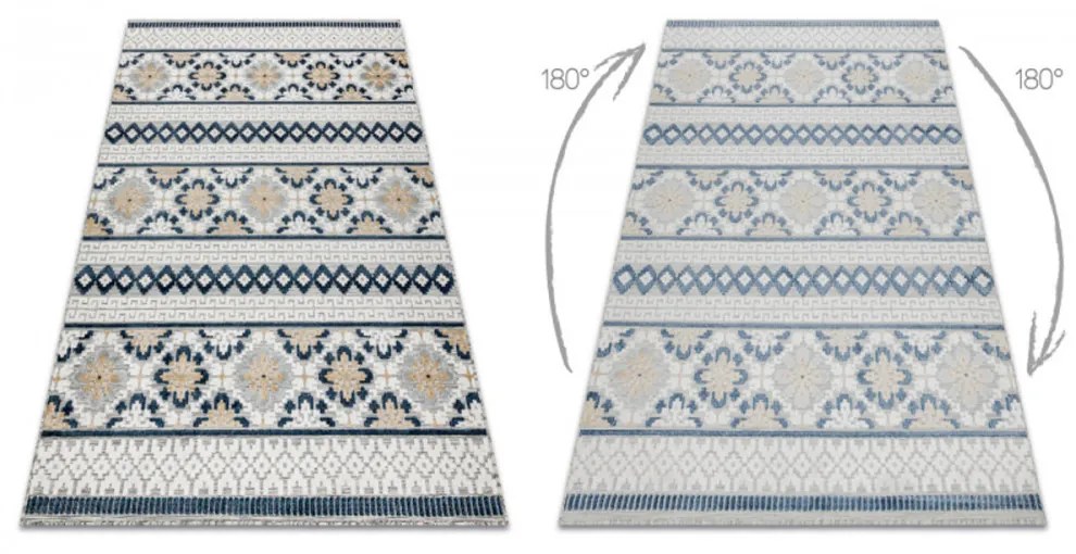 Vonkajšie kusový koberec Boxo modrý 2 157x220cm