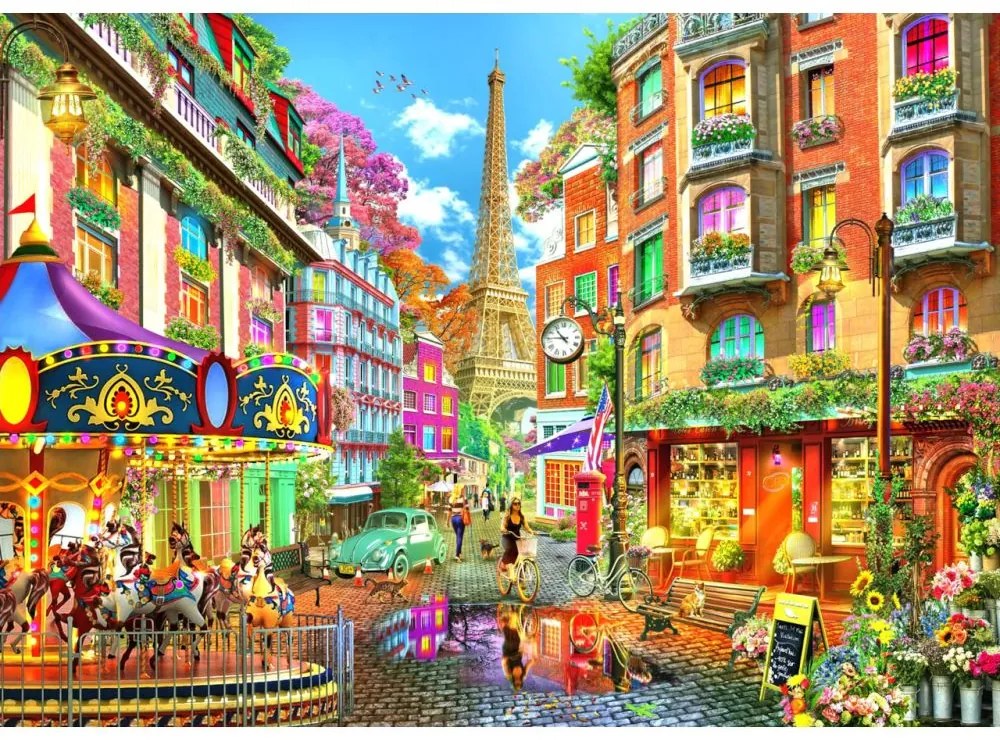 Brain Tree Puzzle Obrázok z Paríža 1000 dielikov