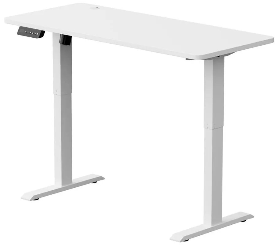 Milagro Výškovo nastaviteľný písací stôl LEVANO 140x60 cm biela MI2339