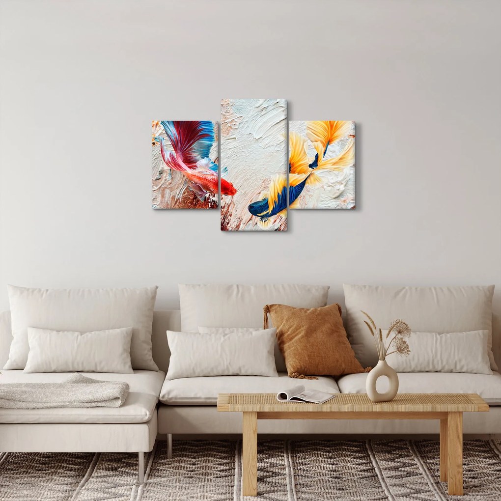 Obraz - Ryby bojovníčky (90x60 cm)