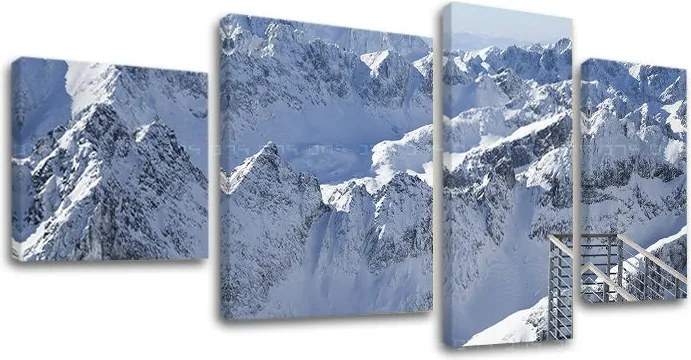 Obraz na plátne 4 dielny SLOVENSKO SK015E40