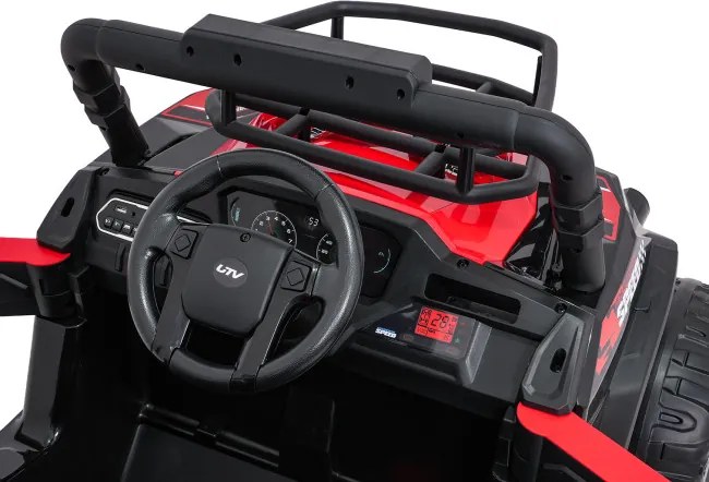 Elektrické terénne autíčko UTV LIFT červené