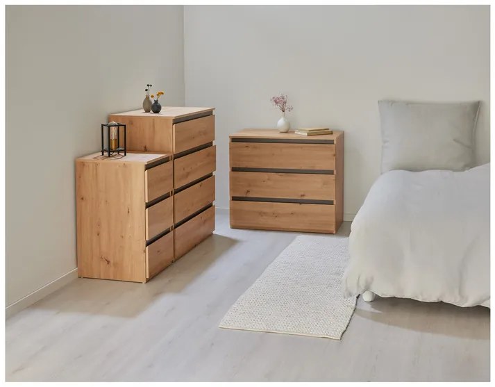 Livarno home Úzka komoda Genf s 3 zásuvkami (100371951)