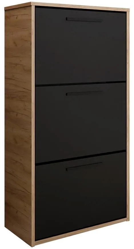 Skrinka na topánky Asper Stojaci Fr. čierna/Craft