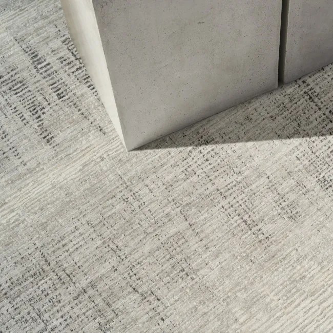 Koberec CALVIN KLEIN NOTES 6 Ivory / chrómový