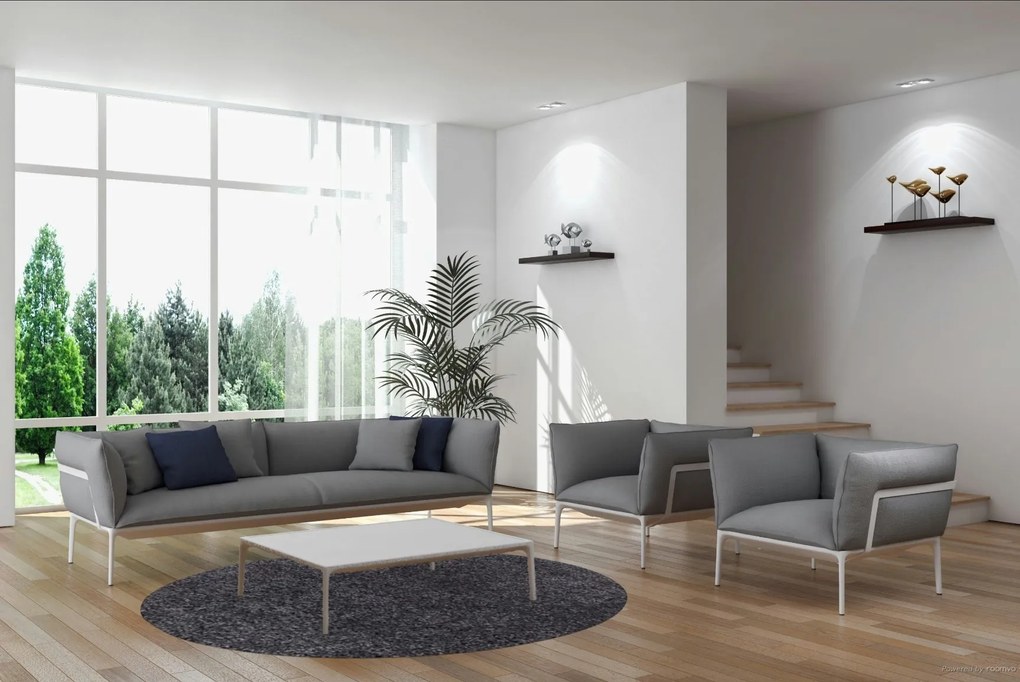 Ayyildiz, Kusový koberec Life Shaggy 1500 grey kruh, 200x200 (priemer) kruh, šedá, obývacia izba