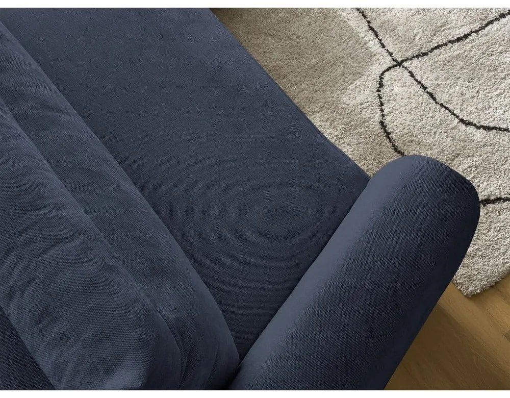 Tmavomodrá rohová pohovka Aden – Bobochic Paris