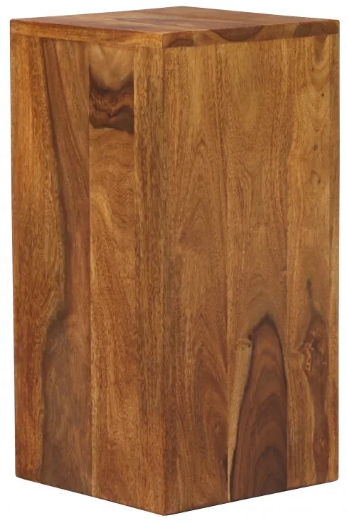 Odkladací stolík Gani 25x50x25 z indického masívu palisander Svetlomedová