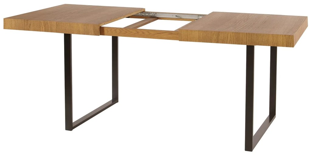 Jedálenský rozkladací stôl Pratto 40 140/200 cm z masívu dub Rustikálny