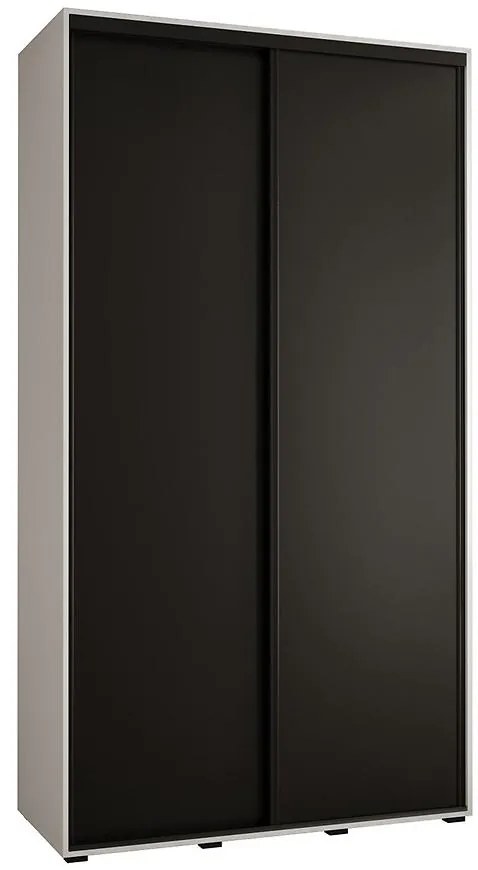 Skriňa 45 Canaris 1 130 biela/čierna/čierna