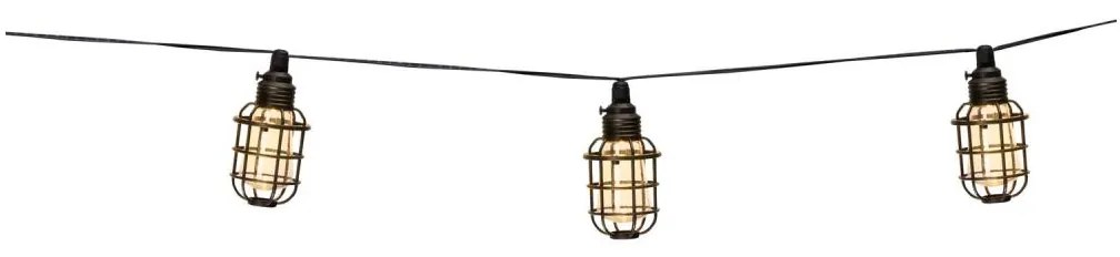 Grundig - LED solárny reťazec 10xLED 3,8m IP44 teplá biela 600 mAh