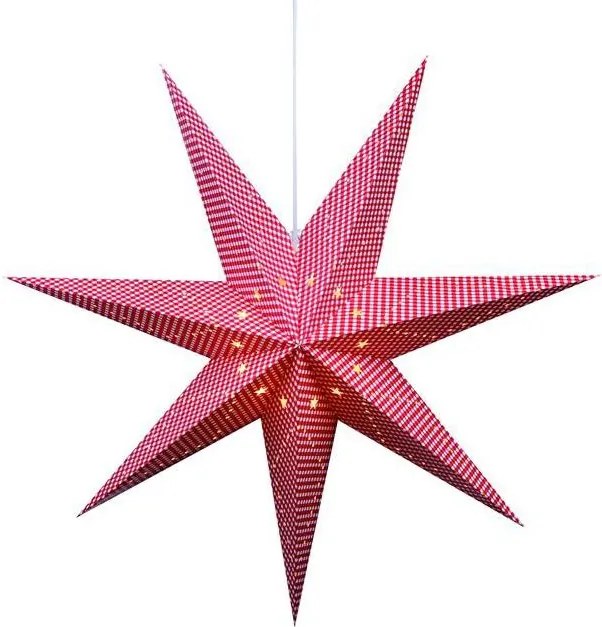 Markslöjd Markslöjd 702785 - Vianočná dekorácia GULLI 1xE14/25W/230V hviezda 75 cm červená ML0020